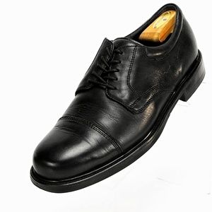 Hunter's Bay Men Leather Cap Toe Lace Dress Shoes.